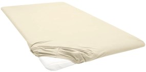 Biberna Napínacia plachta na vrchný matrac (champagne, 180 – 200 x 200 cm) (100227070)