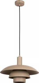 Lucide 21444/38/41 - Luster na lanku BRUNO 1xE27/40W/230V béžový