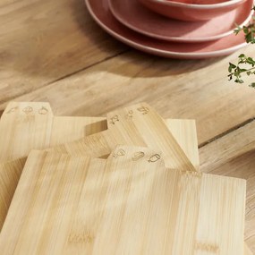 Sada troch dosiek na krájanie BAMBOU hnedé ALL 816432