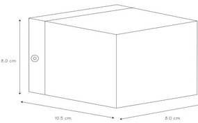 Lucide 09201/01/31 - Nástenné svietidlo DEVI 1xG9/42W/230V