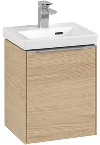 VILLEROY &amp; BOCH Subway 3.0 závesná skrinka pod umývadielko, 1 dvierka, pánty vľavo, 351 x 309 x 429 mm, Nordic Oak, C58300VJ