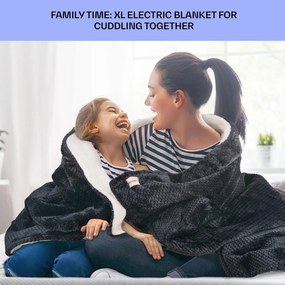 Klarstein DR Watson Deluxe XXL, elektrická deka, 160 W, 9 úrovní ohrevu, 200 x 180 cm