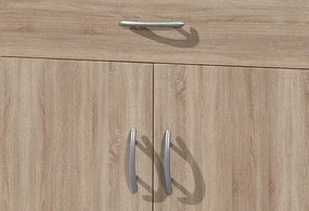 Komoda 3-dverová Lilly, dub sonoma