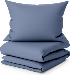Bavlnené obliečky LUX modré hotelová kapsa Rozmer obliečky: 70 x 90 cm | 140 x 200 cm