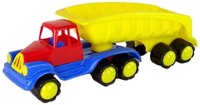 HEMAR Veľké auto s návesom 45 cm žlté
