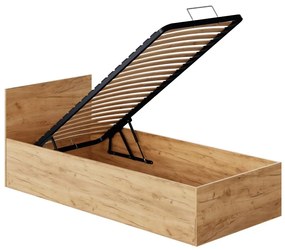 Jednolôžková posteľ 90 cm Discutibles (dub craft zlatý) (s roštom) (s úl. priestorom). Vlastná spoľahlivá doprava až k Vám domov. 1116311