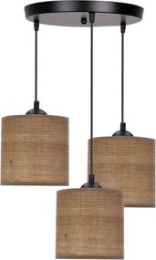 Candellux - Závesná lampa Legno 3x40W