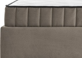 Posteľ Joy 160x200 cm, béžová látka