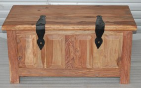 furniture-nabytek.cz - Truhla drevená 90x45x45 z indického masívu palisander