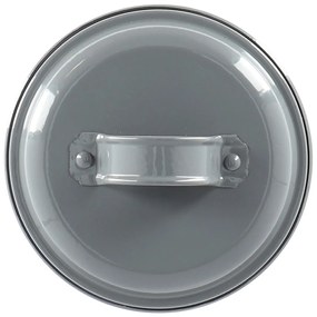 Kovová nádoba na cesnak Vintage Gray, 17,5x11,5 cm