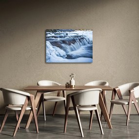Obraz rieky v zime (70x50 cm)