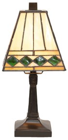 Stolná lampa Tiffany Pyramid - Ø 20*30 cm