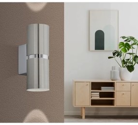 Eglo 96261 - LED Nástenné svietidlo PASSA 2xGU10/3.3W/230V guľaté