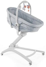 CHICCO Postieľka/lehátko/stolička Chicco Baby Hug 4v1 - Grey Re_Lux