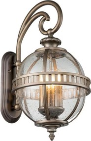 Kichler KL-HALLERON-2M-BU - Vonkajšie nástenné svietidlo HALLERON 3xE14/40W/230V IP44