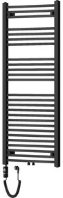 Mexen Pluton, elektrické vykurovacie teleso 1450x600 mm + vykurovacia tyč 900 W, čierna, W106-1450-600-2900-70