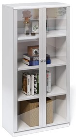 Kancelárska knižnica Houseland Prime Core 01 80 cm biela