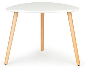 Moderný škandinávsky konferenčný stolík | biely