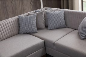 Rohová sedačka Westy (krémová) (L). Akcia -18%. Vlastná spoľahlivá doprava až k Vám domov. 1145360