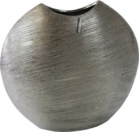 Váza Modern 36 cm, strieborná