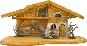 AMADEA Drevený betlehem s figúrkami 54 cm