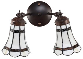 Nástenné double svietidlo vitráž ETA