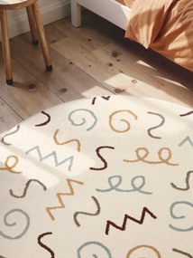 Hanse Home, Detský koberec Adventures 106422 Cream Multicolor kruh, 160x160 (priemer) kruh, viacfarebná, detská izba