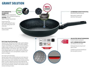 Elo 55628 Hlboká panvica s rukoväťou GranitSolution 28 cm