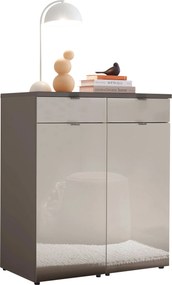 XXXLutz KOMODA, sivá, sivohnedá, 80/91,2/43 cm Dieter Knoll - Komody - 000442000423