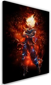 Gario Obraz na plátne Dragon Ball Son Goku - SyanArt Rozmery: 80 x 120 cm