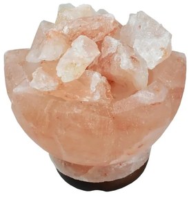Soľná lampa ruža 2,8 kg