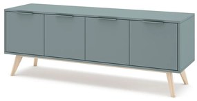 TV stolík sivozelený 140x53x40 cm Pisco – Marckeric
