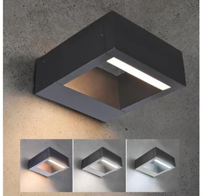 Brilagi - LED Vonkajšie svietidlo RAGUSA LED/7W/230V 3000/4000/6000K antracit IP54 BG0976