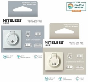 MITELESS® Home Ultrazvukový odpudzovač roztočov pre domácnosť, sivá