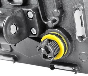 SOLIGHT LED reflektor Quick, 10W, 850lm, 4000K, IP65, čierny