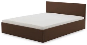 Čalúnená posteľ LEON s penovým matracom rozmer 160x200 cm Hnedá