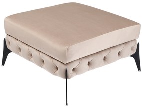 Bellissima Velvet taburetka sivo-hnedá