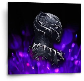 Sablio Obraz BLACK PANTHER Fialová luminiscencia - 50x50 cm
