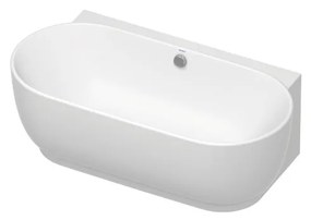 Duravit Luv - Predstenová vaňa 1800x950 mm, s panelom a podstavcom, biela 700433000000000