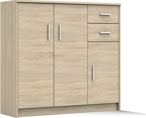 Skrinka na topánky 10, dub sonoma