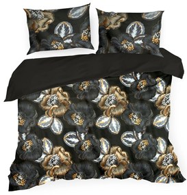 MAKOSATÉNOVÉ OBLIEČKY LIMITED COLLECTION PEONIA2 160X200 CM, 2KS 70X80 CM VZOROVANÉ