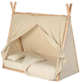 Detská posteľ 70x140 cm v prírodnej farbe Maralis Teepee – Kave Home