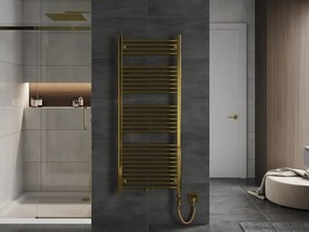 Mexen Mars, elektrické vykurovacie teleso 1500 x 600 mm, 600 W, zlatá lesklá, W110-1500-600-2600-50