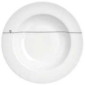 Hlboký tanier SRDIEČKA pr. 22 cm
