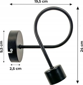 LED stropná lampa LOFT Wraparound 1xE27 Drevená