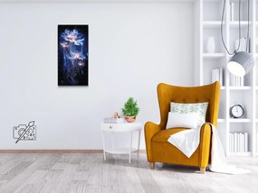 Gario Diamantové maľovanie Bájna rastlina Rozmery: 40 x 80 cm, Rámovanie: Iba zrolované plátno, Diamanty: Okrúhle