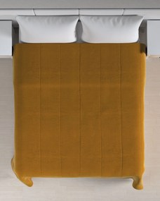 Zamatový prehoz Velvet farba produktu žltá látka lesklá, zamatová