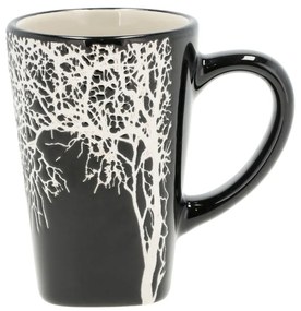 Čierne hrnčeky na espresso z kameniny v súprave 4 ks 100 ml Hela – Villa Collection