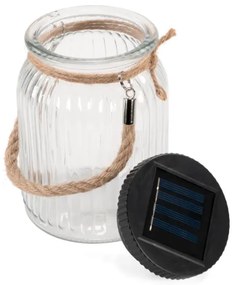 Solárne svetlo, 3 LED, plastové, teplá biela