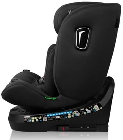 Lionelo - Autosedačka s otočnou základňou BRAVE i-Size 40-150 cm Black Carbon